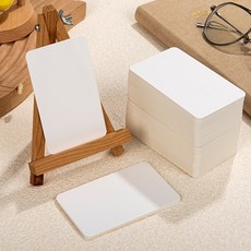 하루더함 손글씨 캘리그라피 종이카드 무지 엽서 만들기 100매 5.5x9