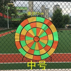 찍찍이 다트판 대형 과녁판 공 던지기 벨크로 부직포, 원형(직경83cm)+전용공10개, 4. 원형 83cm+볼 10개, 1개