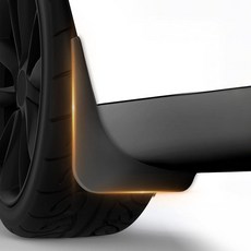 아마존평점4.5+ 미국출고 133620 Sunsdrew 2025 업그레이드 테슬라 뉴 모델 Y 주니퍼 머드 플랩 전천후 머드가드 드릴 없는 4피스 자동차 휠 프로텍터 2025-, 25+Model Y Juniper Mud Flaps