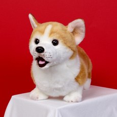 위더펫 웰시코기 30cm 리얼 강아지 인형 엉덩이 G9, 1개