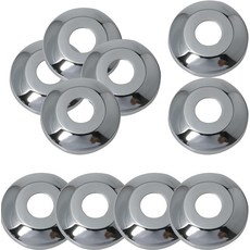 크롬 도금 스테인리스 스틸 에스쿠천 플랜지 커버 12인치 10개, 크롬 도금 스테인리스 스틸 에스쿠천 플랜지 커버 12인