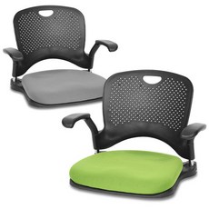 좌식의자 GN103-BK-ME 바른자세 등받이, 와인