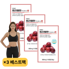 온벨라 트리밸런 다이어트보조제 다이어트식품, 3개, 60정