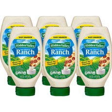 히든 밸리 이지 스퀴즈 오리지널 랜치 샐러드 드레싱 & 토핑 Hidden Valley Easy Squeeze Original Ranch Salad Dressing & Topping, 1개