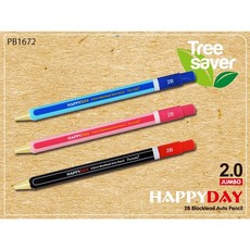 筆樂 PB1672 學齡前習字閱卷筆 (2B) (2.0mm) 幼童適用 握感舒適 筆跡清晰, 1個