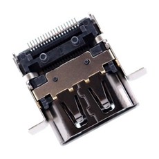 딜4GO M1087810 Xbox 시리즈 X용 HDMI 포트 교체 디스플레이 소켓 커넥터 잭