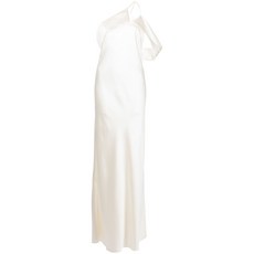 미셸메이슨 바이어스 컷 원숄더 이브닝 드레스