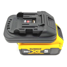 BA-218MD 디월트 18V 20V 배터리 변환아답타 마끼다 18V 본체 호환, 1개