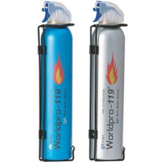 월드프로119 청정 차량용소화기 co2 이산화탄소 스프레이 업소용 가정용 캠핑용 주방후드 캠핑 차량 간이 소형 스프레이형 소화기, 255ml