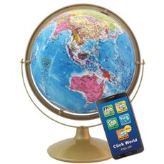 중학교 세계 역사 문화 이해 휴대폰연결 스마트 지구본 과학실 키즈카페 어린이 학습, 260-GA