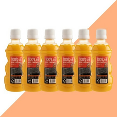 제주랑 100% 착즙주스 천혜향 감귤 주스, 320ml, 6개