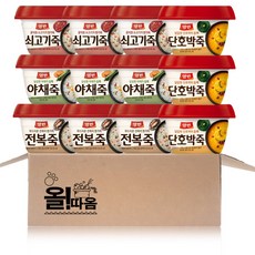 동원 양반죽 쇠고기죽3+야채죽3+단호박죽3+전복죽3 맛소금, 2.94kg, 1세트