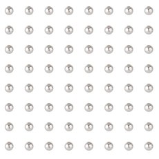 90개 925 스털링 실버 원형 볼 비즈 3mm 작은 스페이서 주얼리 DIY 팔찌 목걸이 댕글 이어링을 위한 루즈 찾기, 925 Sterling Silver, 2MM(0.08IN) - Tiny, 1개