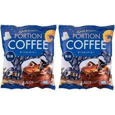 칼디 포션 커피 무가당 10개입 2 봉지 세트, 10개