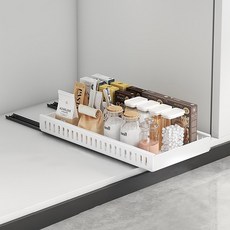 폴라도레 무타공 후라이팬 정리대 주방 레일 슬라이딩 선반, 01-A타입, 1개