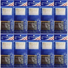 낚시 미끼 장비 소금물용 10팩 서핑 물고기 피부 깃털 낚시바늘 스위블 발광 구슬 바다 농어, BVB, 8#