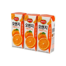 롯데 델몬트드링크팩(오렌지/x입), 24개, 190ml