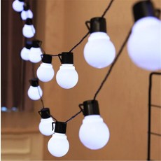 2.5M 10M 큰 공 LED 스트링 라이트 야외 크리스마스 글로브 풍선 요정 조명 웨딩 파티 새해 화환, 1개