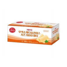 체다슬라이스치즈 무색 100매 서울우유 1.8kg, 1개