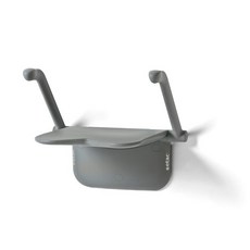 【海夫健康生活館】JUST 4U Etac益他 沐浴洗澡椅 火山灰(含扶手), 1個