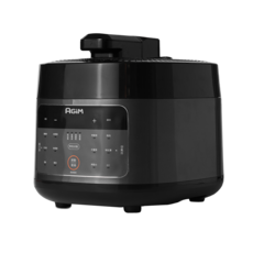 法國 阿基姆 AGiM 雙蓋萬用電子鍋/壓炸鍋 EP-680L 震旦代理, 黑