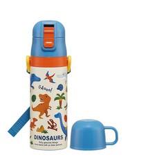 Skater 스케이터 어린이 2WAY 스테인리스 물병 공룡 470ml