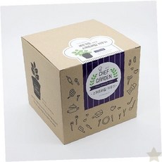 실내 채소 재배 세트 가정용 허브 텃밭 키트 바질 씨앗 포함 초보자 원예 화분, 상세페이지 참조