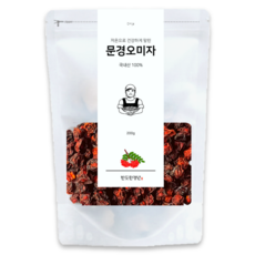 반듯한청년 세척 건조 문경건오미자 국산100%, 200g, 1개, 1개입