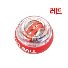 LED 메탈 전완근 운동 손목 강화 자이로볼, 1개, 레드