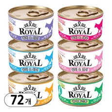 로얄 어드밴스 캔 콤보 고양이 캔 간식 통조림, 어드밴스 콤보, 85g, 72개