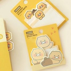 [달리상단] [춘식이] 깜찍한 탁상메모지, 3단