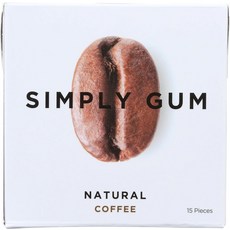 Simplygum 껌 커피 내추럴 15개입 [호환]