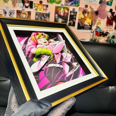 귀멸의 칼랑 (토키토 무이치로) 블라인드 박스 입체그림 세트 - 하시라 피규어 퍼즐 캔버스액자 선물, 21x21CM(21x21센티미터), 간로사 미리(연주)