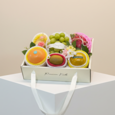 퐈퐈네 과일선물세트 1호 과일바구니 당일발송 설날 추석 백화점과일 답례품 병문안 집들이 첫인사 선물, 1세트