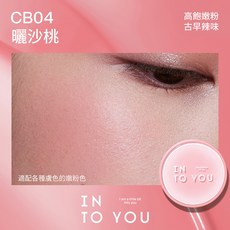 INTO YOU 氣墊腮紅 液體腮紅, 1個, CB04 日曬沙日