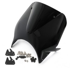 Yamaha XSR700 XSR900 2020 ABS抗壓擋風鏡 黑色-極限超快感, 1個