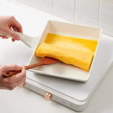 [JAJU/자주] 항균 처리 세라믹 코팅 양손형 계란말이팬_25x19.5cm, 1개, 25cm