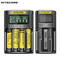 Nitecore-100% 오리지널 UMS4 UMS2 UM4 UM2 USB QC 배터리 3A 빠른 충전기 지능형 회로 글로벌 보험 리튬 이온 AA AAA, [03] 미국, [04] UMS4 3A