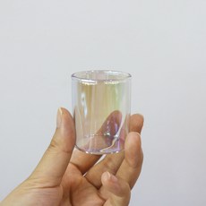 오로라 내열 유리 소주잔 세트 45ml, 손잡이 무 4p, 1개