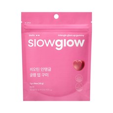 슬로우글로우 식물성 비오틴 구미 영양제, 1개, 10정