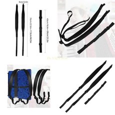 조정 나일론 패브릭 아코디언 어깨 끈 벨트 내마모성