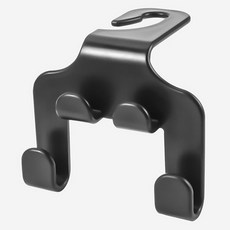 아이예스 자동차 헤드레스트 후크 걸이, 1개, black