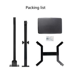 禾榮紋身器材 強化耐重支撐 加大海綿面積 手托架, 黑色, 黑色