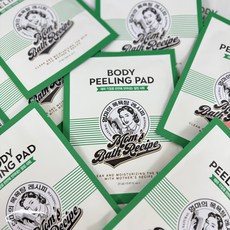 Mom's Bath Recipe 身體去角質棉墊-原裝型, 185ml, 1盒