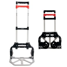 녹원 삼각바퀴 접이식 핸드카트 계단운반카트 손수레 구르마, 1개, 카트-소