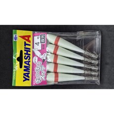 야마시타 옵빠이슷테 4호 5개입 한치 슷테 갑오징어 에기, 1개