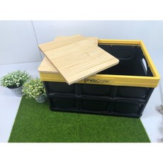 InstaCrate 折疊收納箱 適用露營/野餐 松木材質, 1個