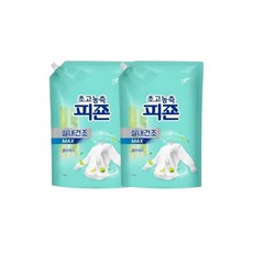 피죤 초고농축 실내건조 섬유유연제 MAX 클린데이, 1.6L, 2개