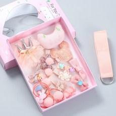 Woodpica 女孩動物髮夾 18pcs 1set