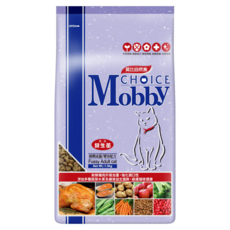 Mobby 莫比 挑嘴貓用 乾飼料, 雞肉+糙米, 3kg, 1袋